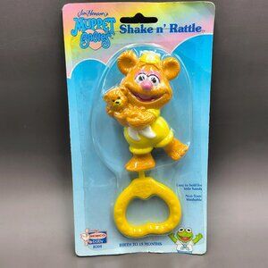 Baby Fozzie Shake and Rattle Remco Muppet Babies Vintage New 6 inch